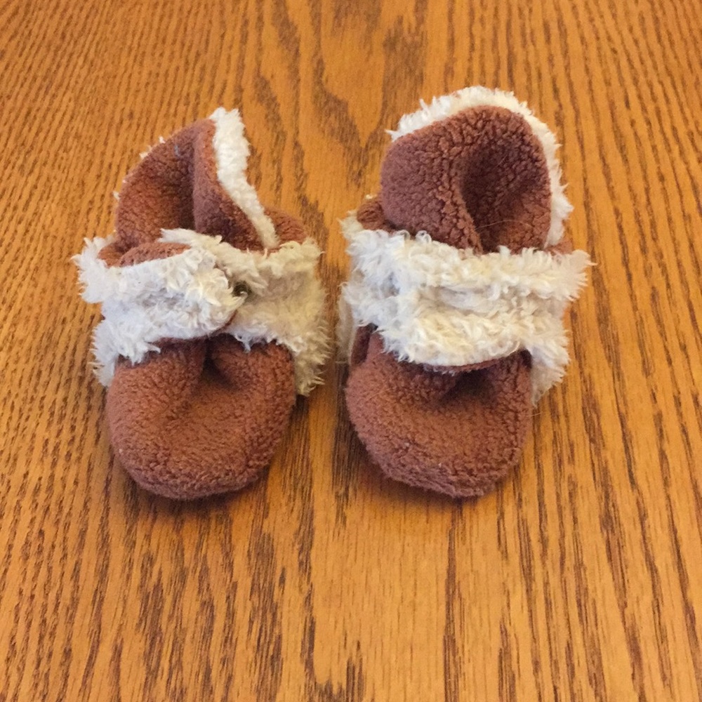 Fuzzy booties